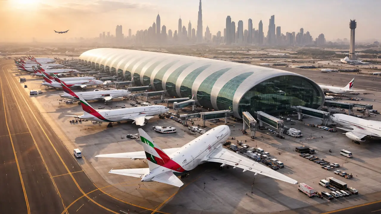 Aeroporto Internacional de Dubai (DXB).