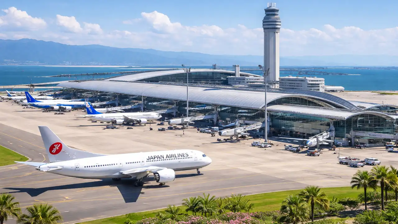 O aeroporto que funciona no meio do oceano