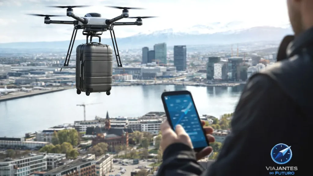 A cidade que está testando entrega de bagagem por drone: o futuro já começou?