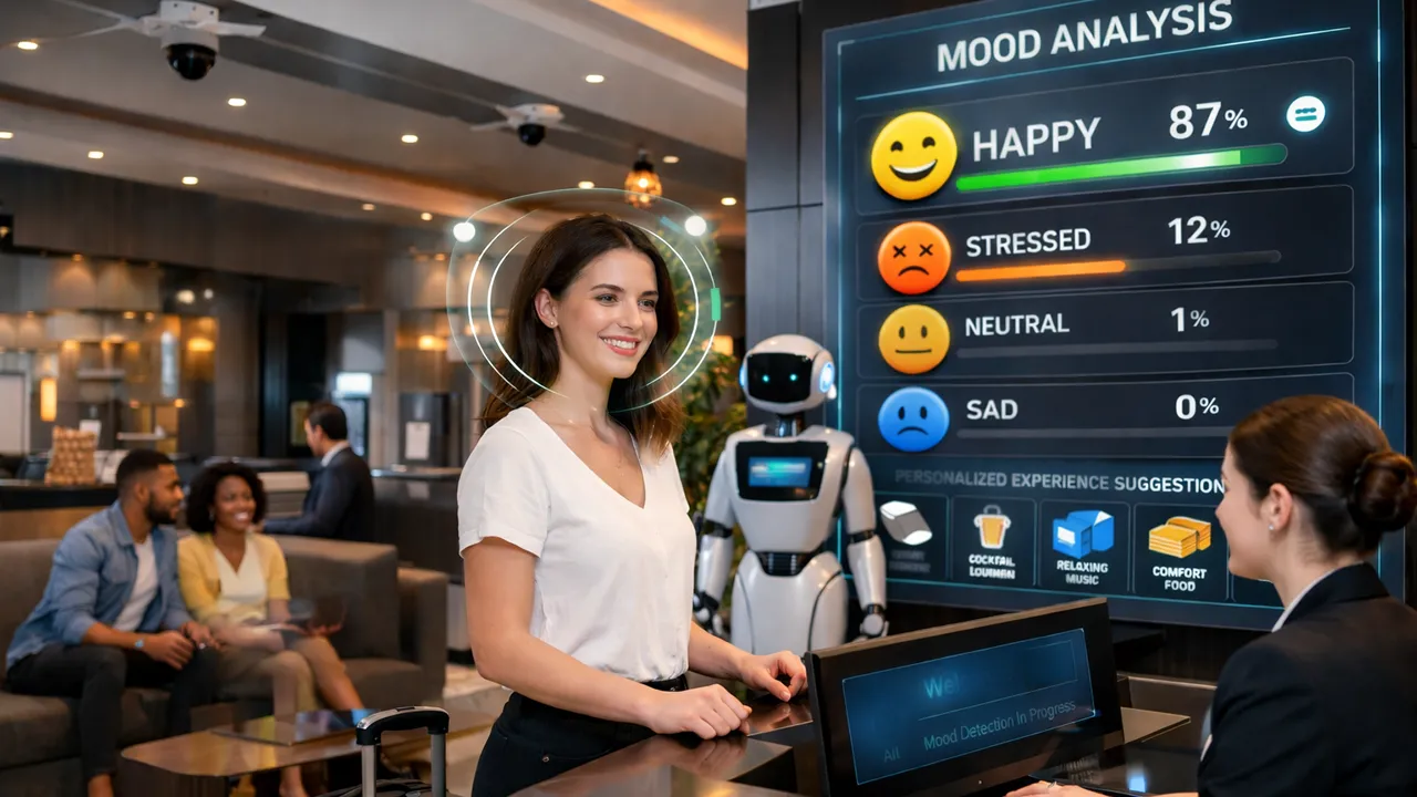 O hotel que usa a IA para prever o humor do seu hóspede