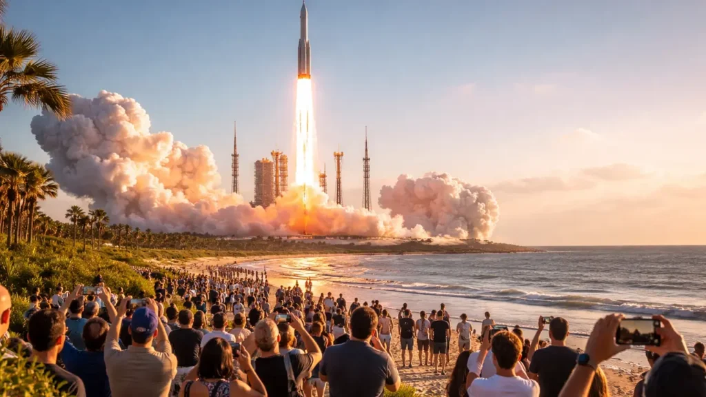 7 lugares de onde você pode ver foguetes sendo lançados