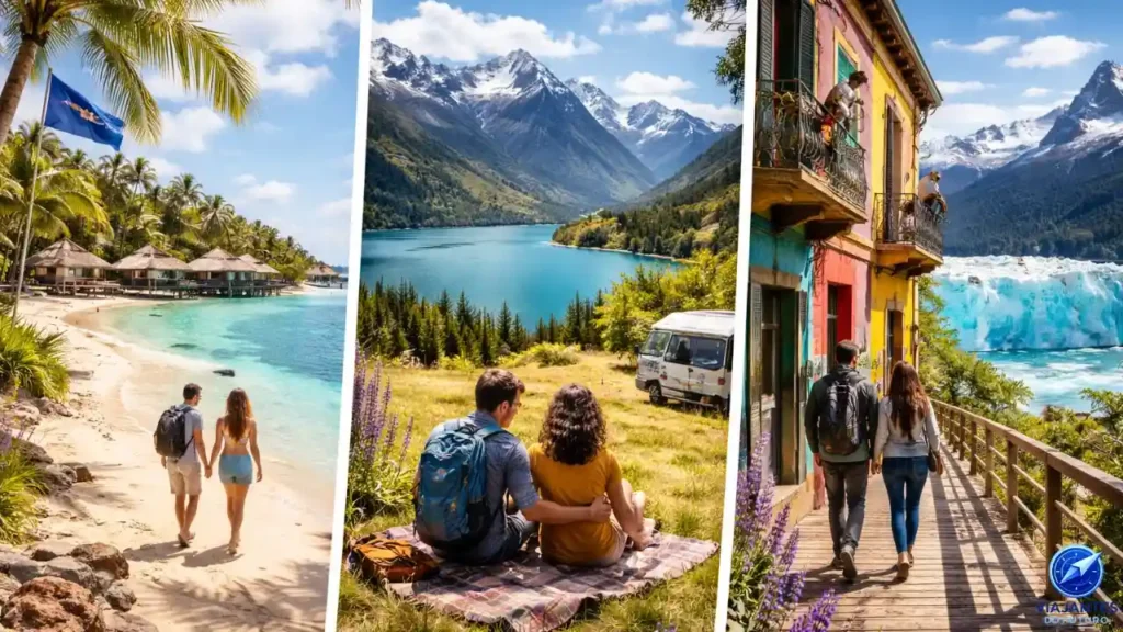 Países com visto climático.