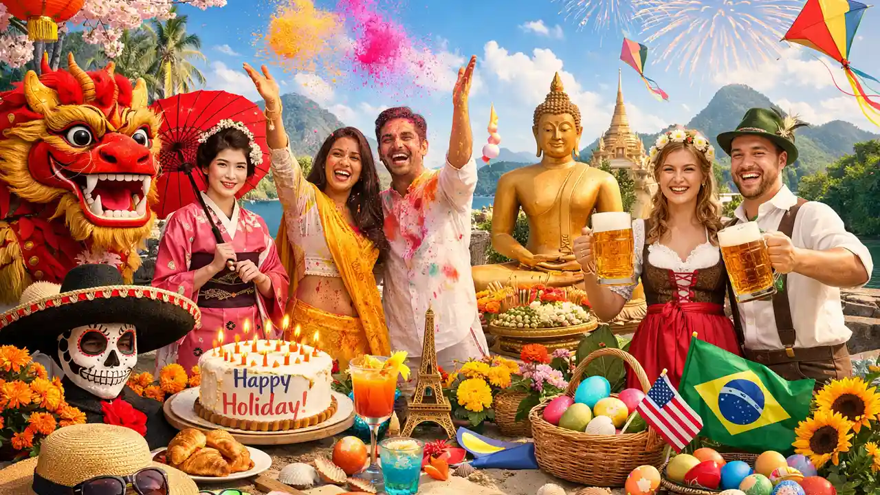 Qual é o país que tem mais feriados no mundo? Não é o Brasil