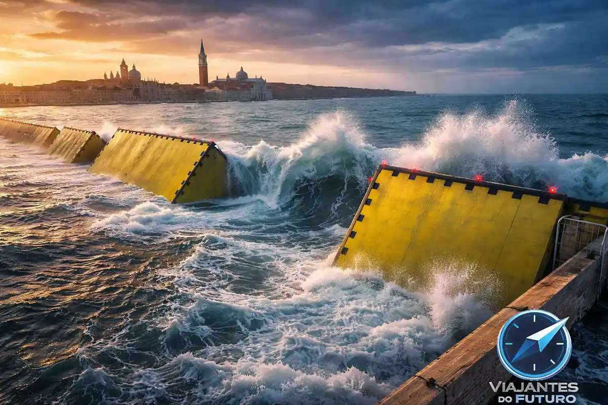 A cidade que está afundando 2 mm todo ano