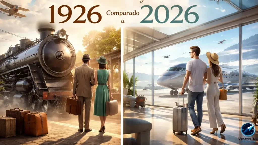 Como seria viajar em 1926 comparado a 2026?