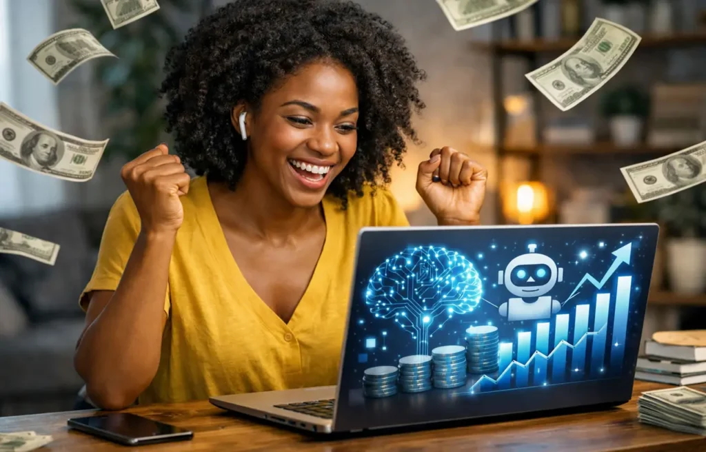 7 formas reais de ganhar dinheiro com IA e criar renda automatizada na internet