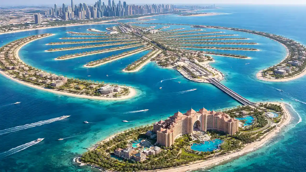 Palm Jumeirah, em Dubai.