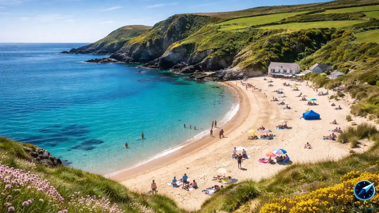 Porth Oer, chamada de Whistling Sands