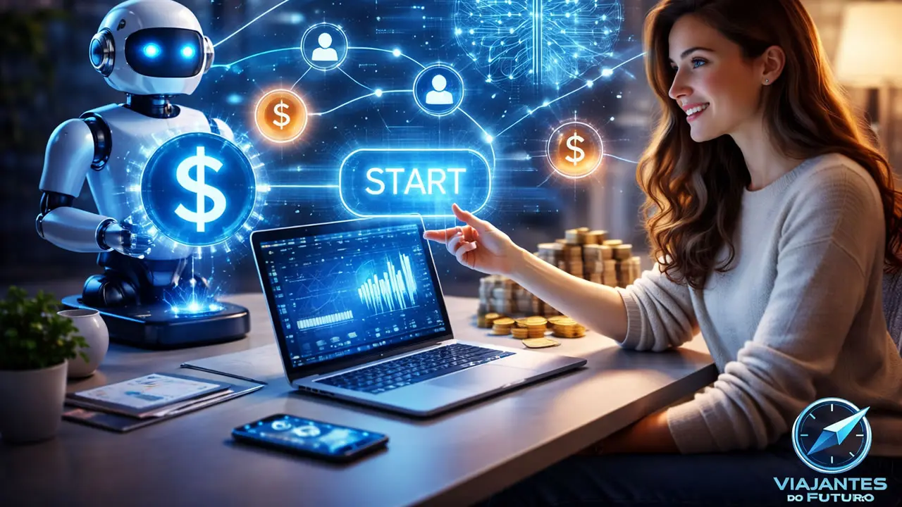 7 formas reais de ganhar dinheiro com IA e criar renda automatizada na internet