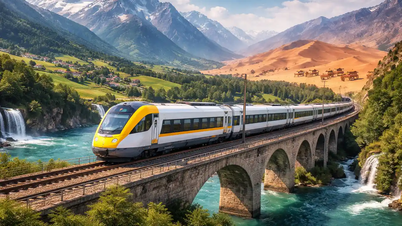 Conheça o primeiro trem que pode atravessar continentes