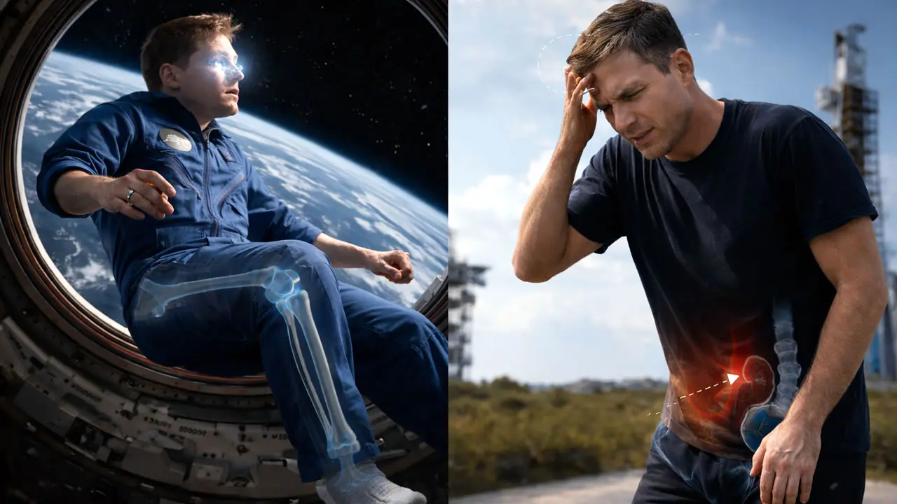 O que ninguém te conta sobre voltar do espaço: os efeitos no corpo humano