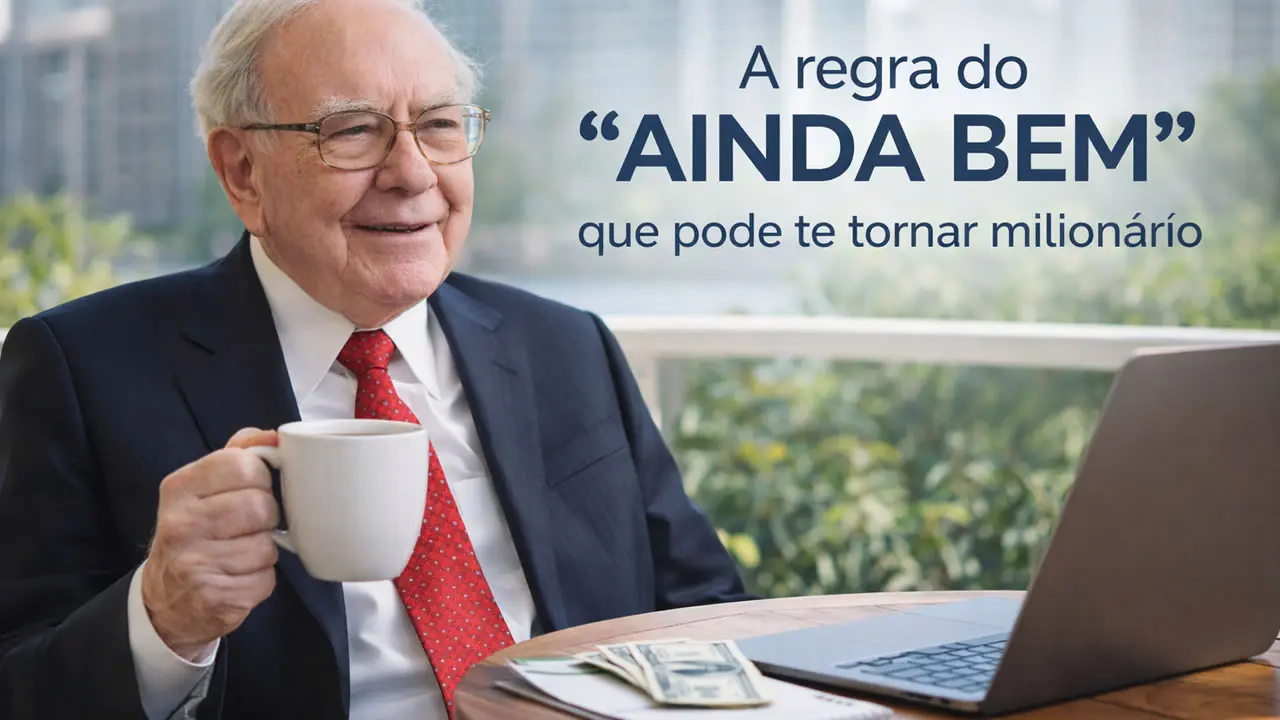 A regra do “ainda bem” de Warren Buffett que pode te tornar milionário