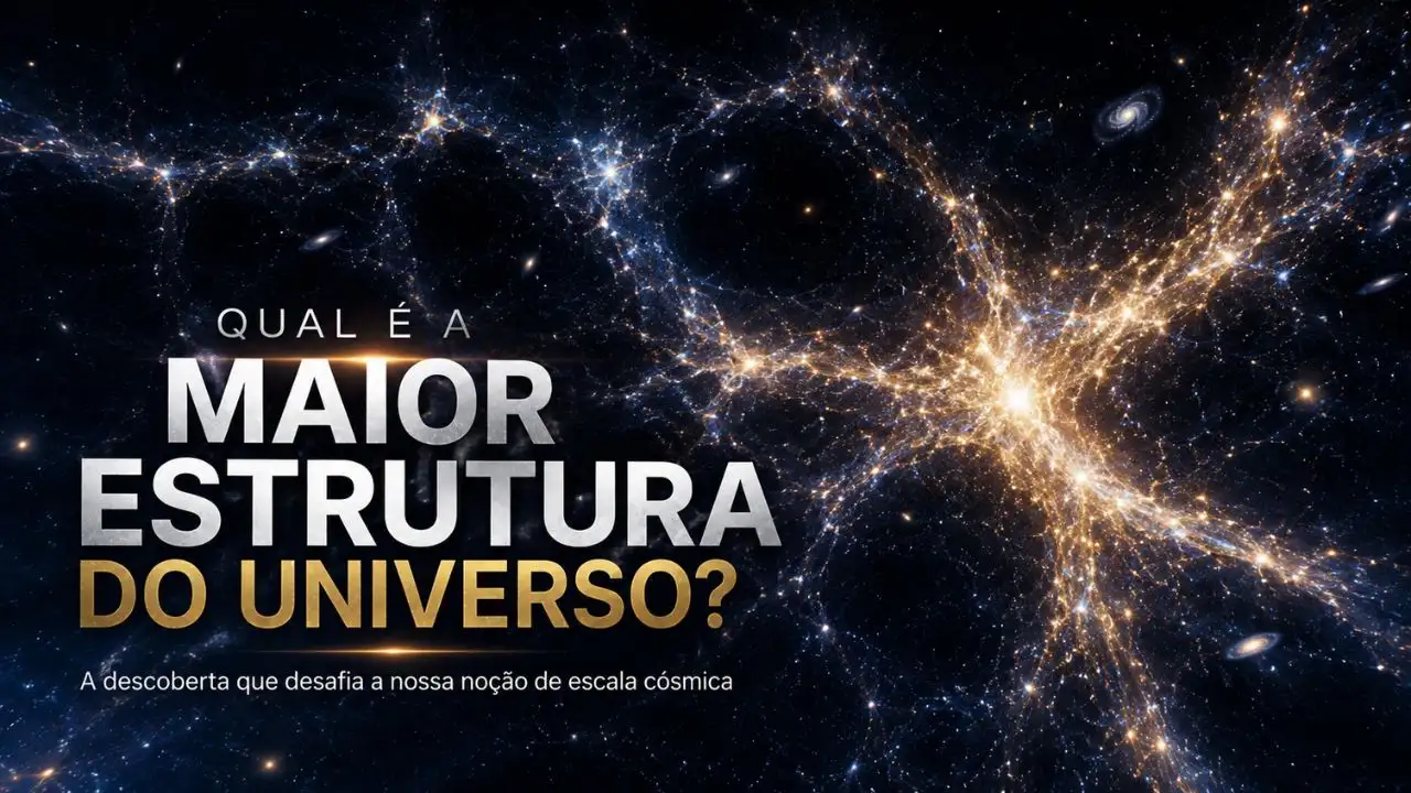 O maior objeto já encontrado no universo; dá para ver da Terra?