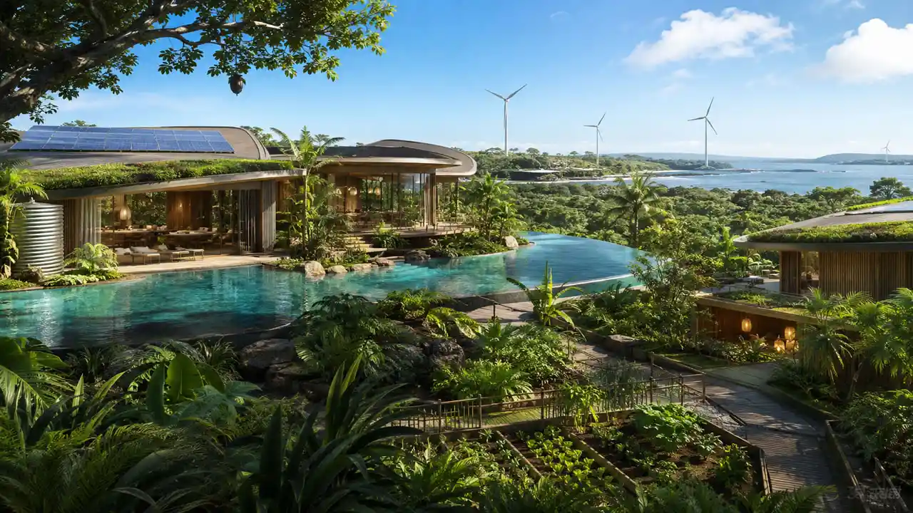 Primeiro resort 100% autossustentável; veja onde fica e seus recursos