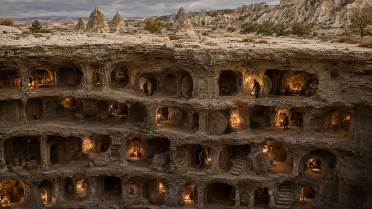 Derinkuyu e a impressionante cidade subterrânea da Capadócia