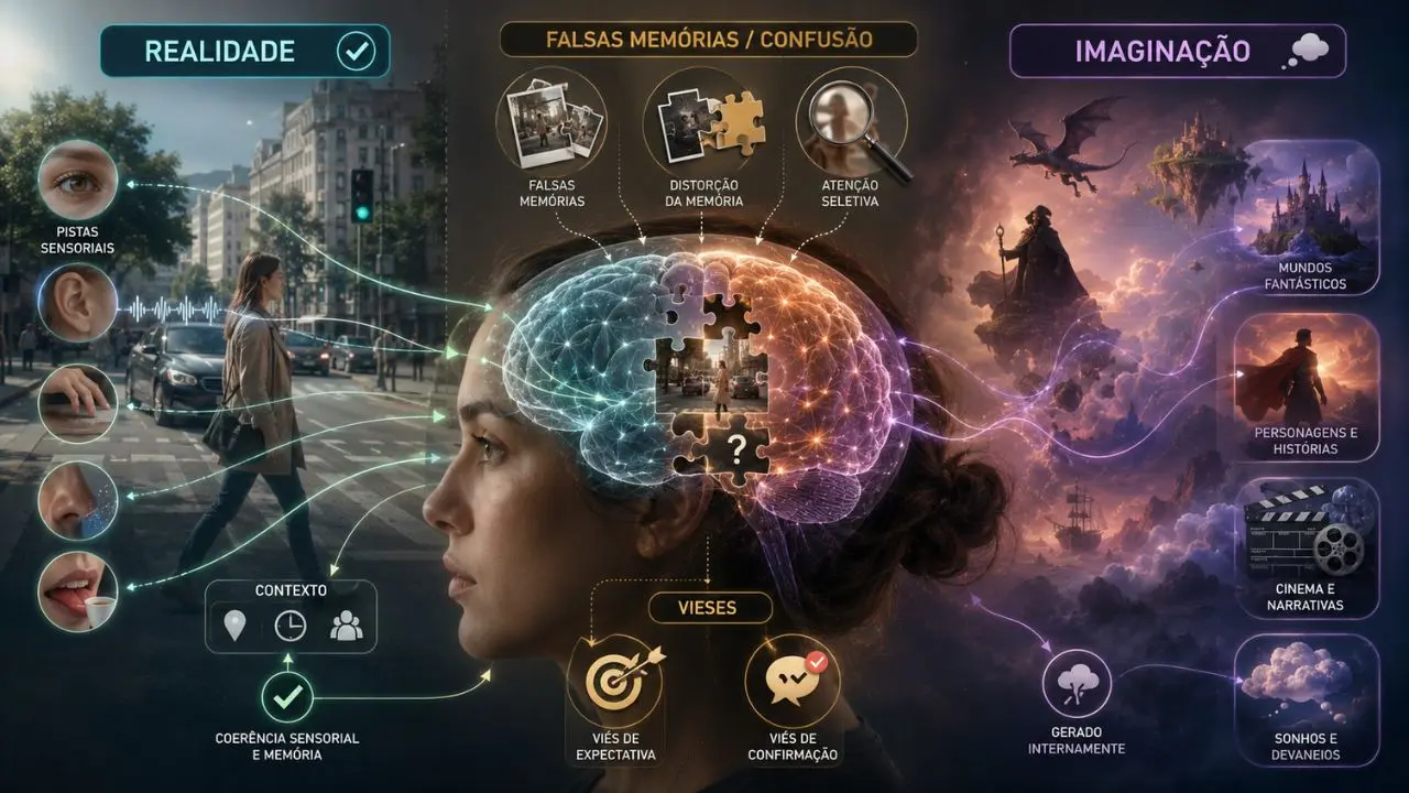 Como o cérebro diferencia realidade de ficção?