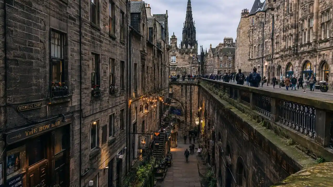 Edimburgo e as ruas escondidas sob a Royal Mile