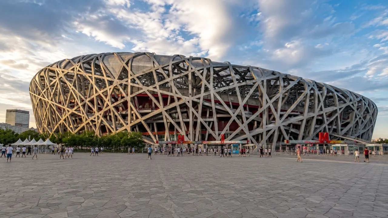 Estádio Nacional de Pequim, o “Ninho de Pássaro”