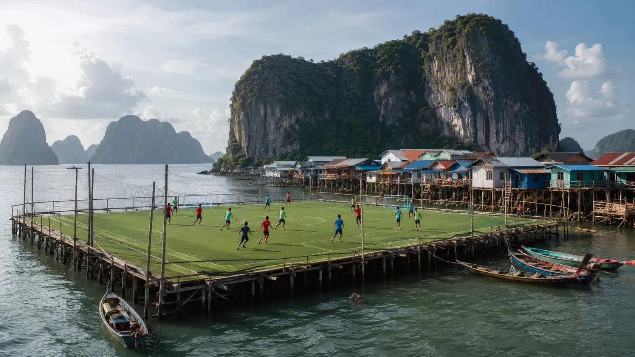 Ko Panyi, o futebol que nasceu sobre a água