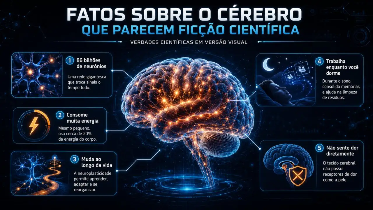 8 fatos sobre o cérebro que parecem ficção científica