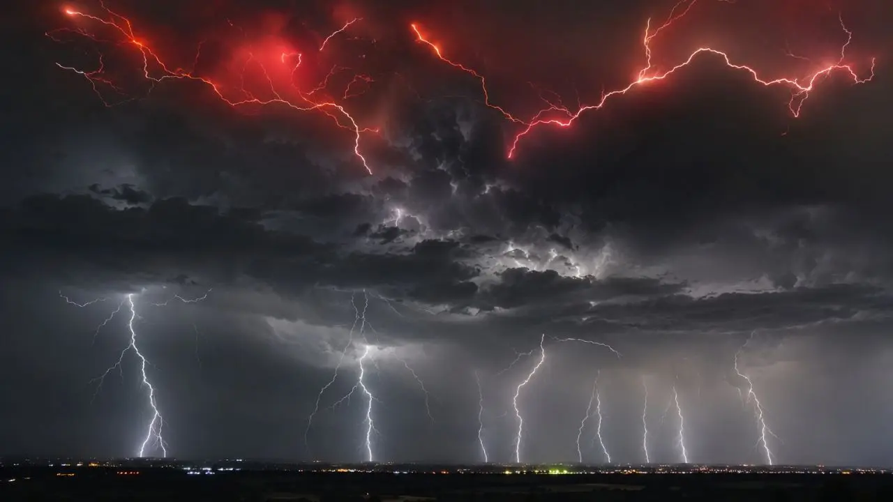 Sprites: relâmpagos vermelhos acima das tempestades