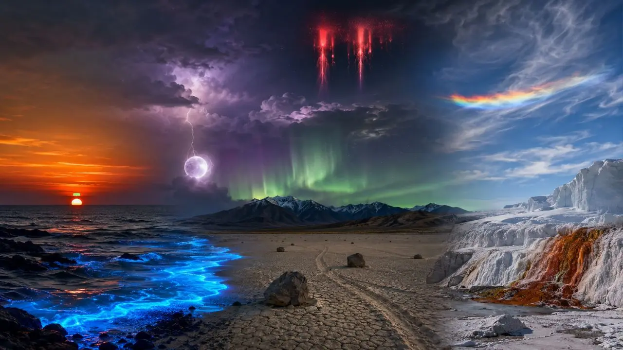 6 misteriosos fenômenos luminosos que aparecem em lugares remotos da Terra