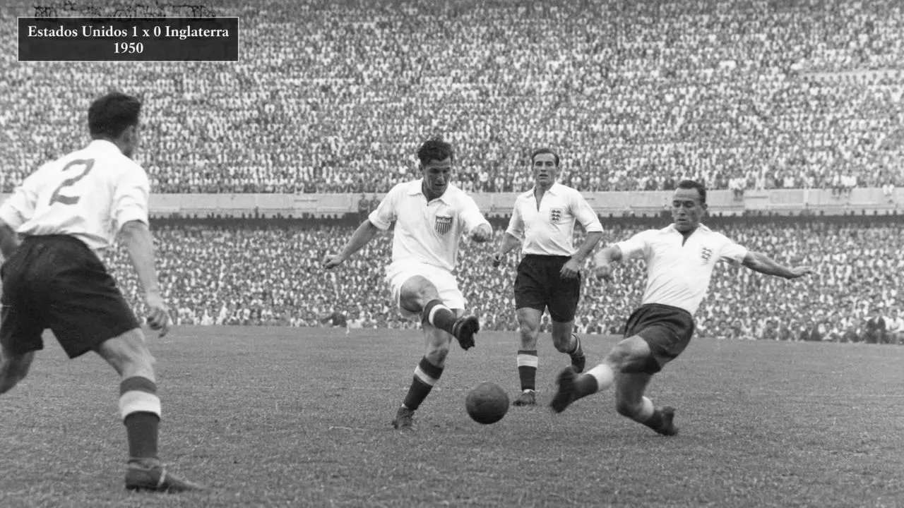 Estados Unidos 1 x 0 Inglaterra, em 1950
