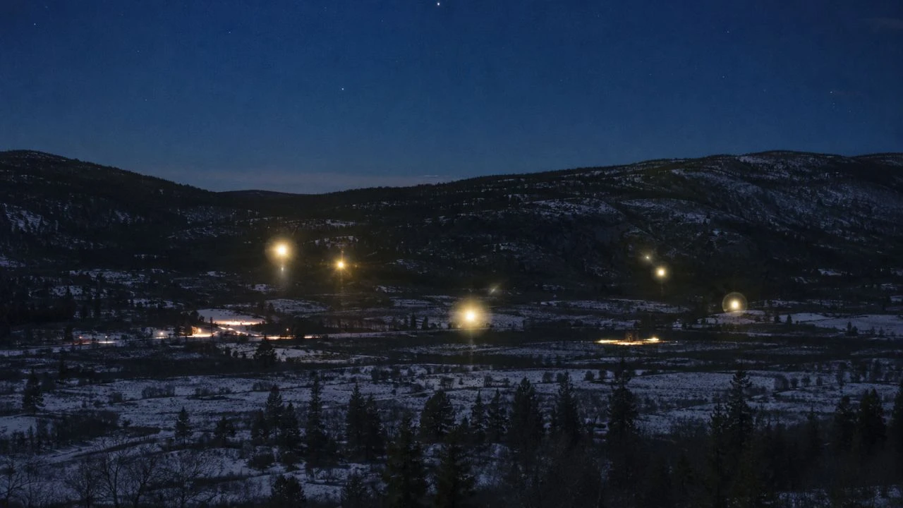 As luzes de Hessdalen, na Noruega