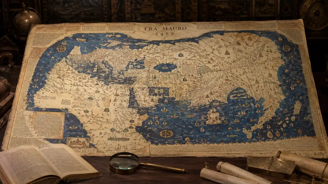 Fra Mauro e um mundo maior do que a Europa imaginava