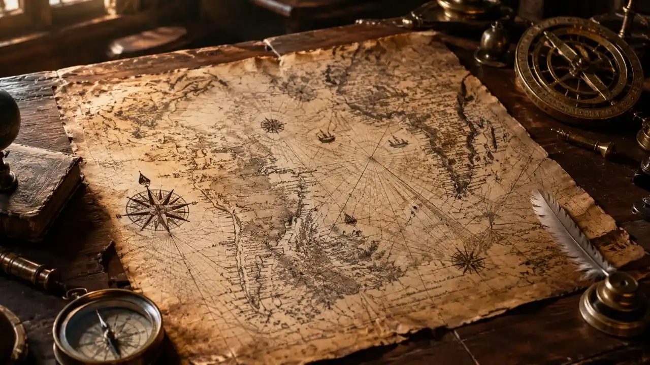 O mapa de Piri Reis e a polêmica sobre terras ao sul