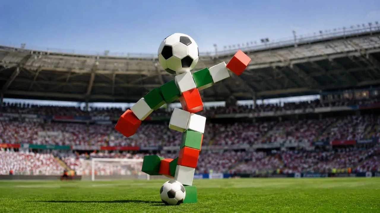 Ciao, o mascote que parecia um quebra-cabeça