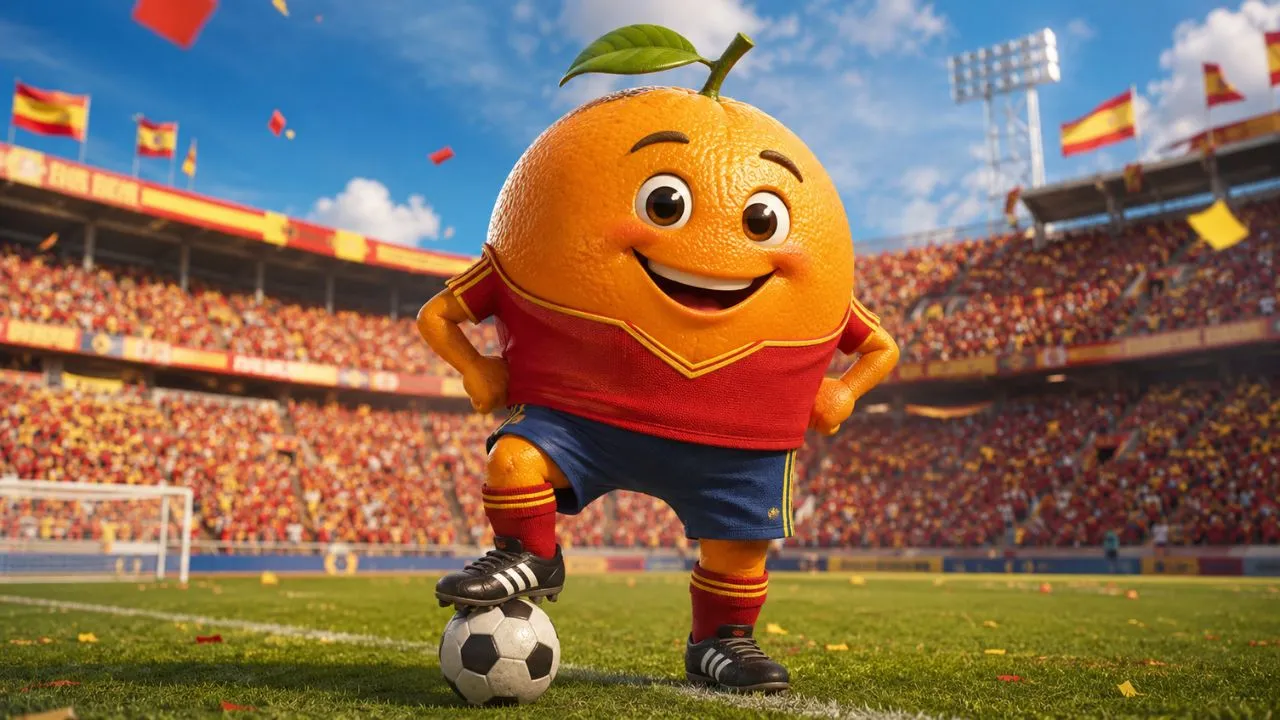 A laranja que virou mascote