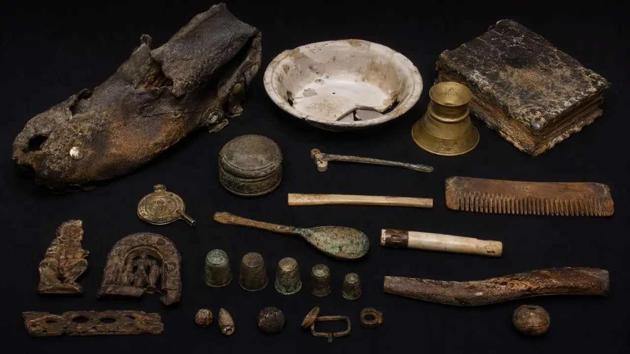 Os objetos pessoais da Mary Rose