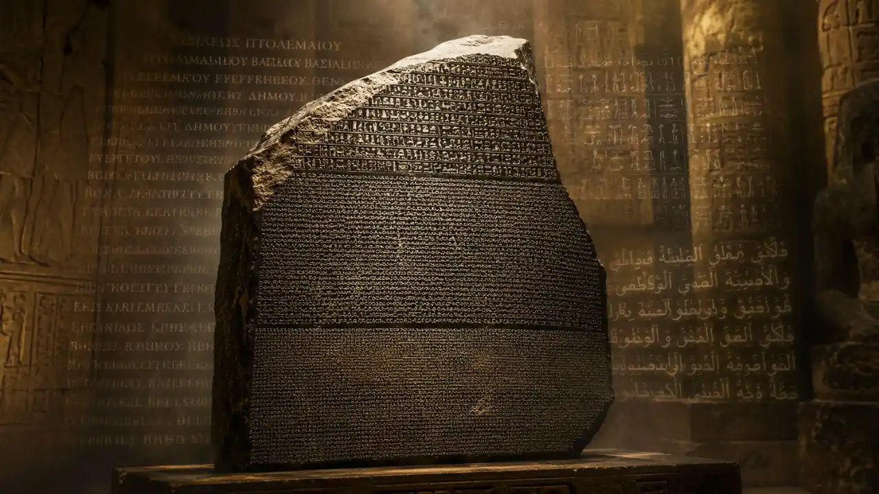 A Pedra de Roseta e uma chave para vozes esquecidas