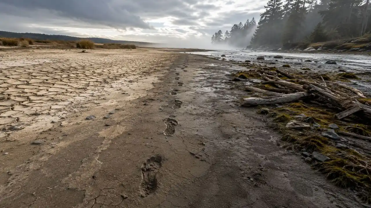 Willandra Lakes e Calvert Island, pegadas em paisagens transformadas
