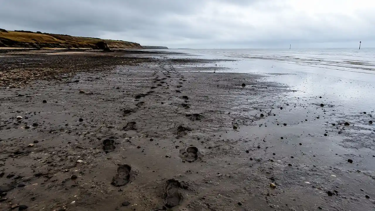 Happisburgh, rastros humanos em uma praia da Inglaterra