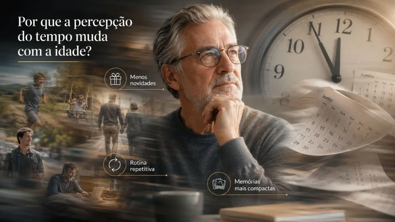 Por que o tempo parece passar mais rápido conforme envelhecemos?