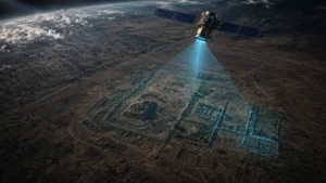 Ruínas descobertas por acaso através de imagens de satélite