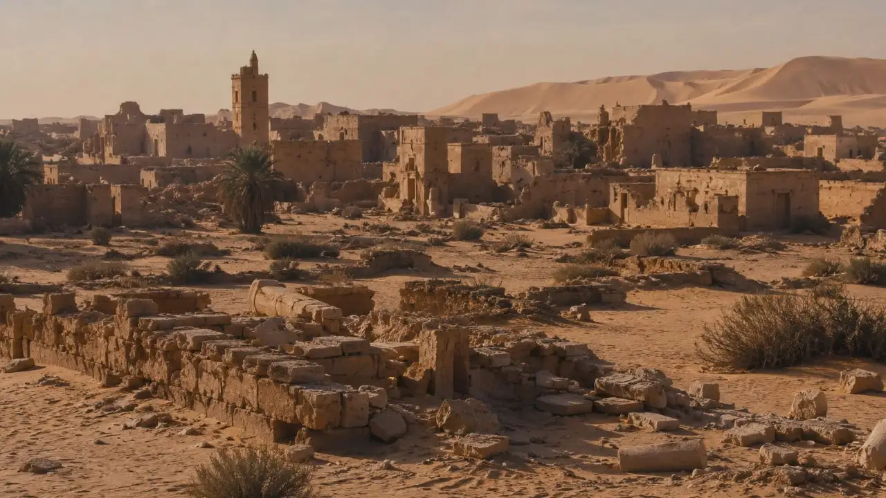 A cidade perdida de Ubar, no deserto de Omã