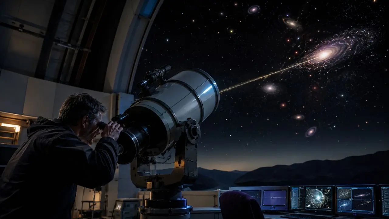 Telescópios que veem o passado do universo
