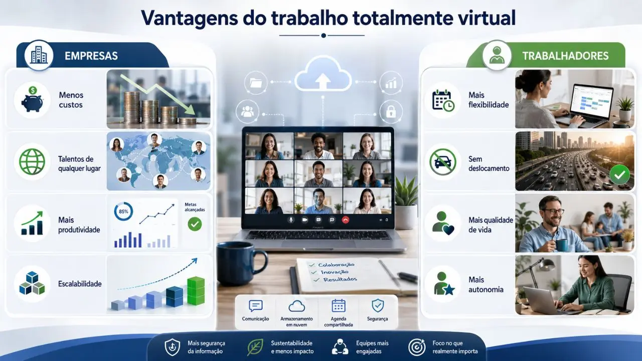 As vantagens para empresas e trabalhadores