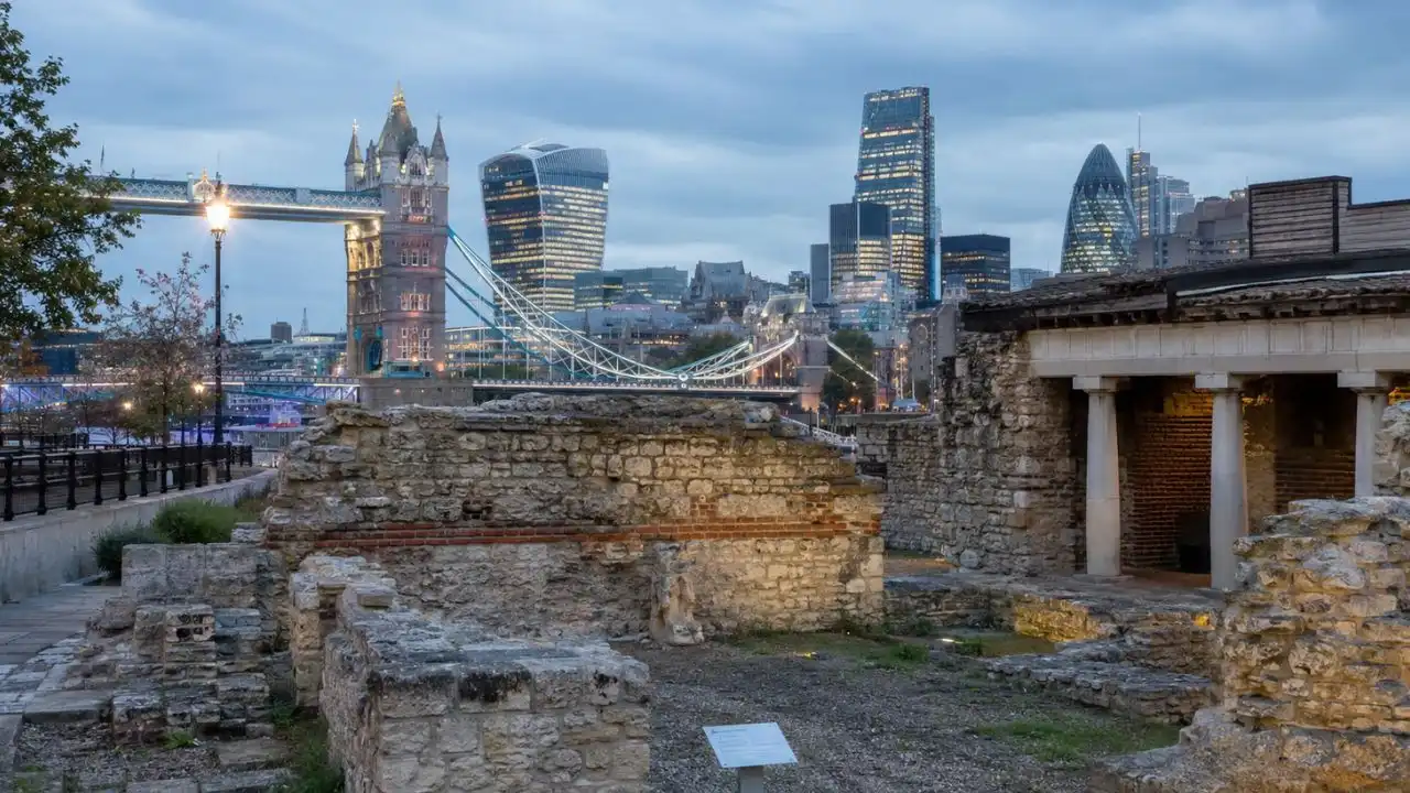 Londres e os vestígios da antiga Londinium