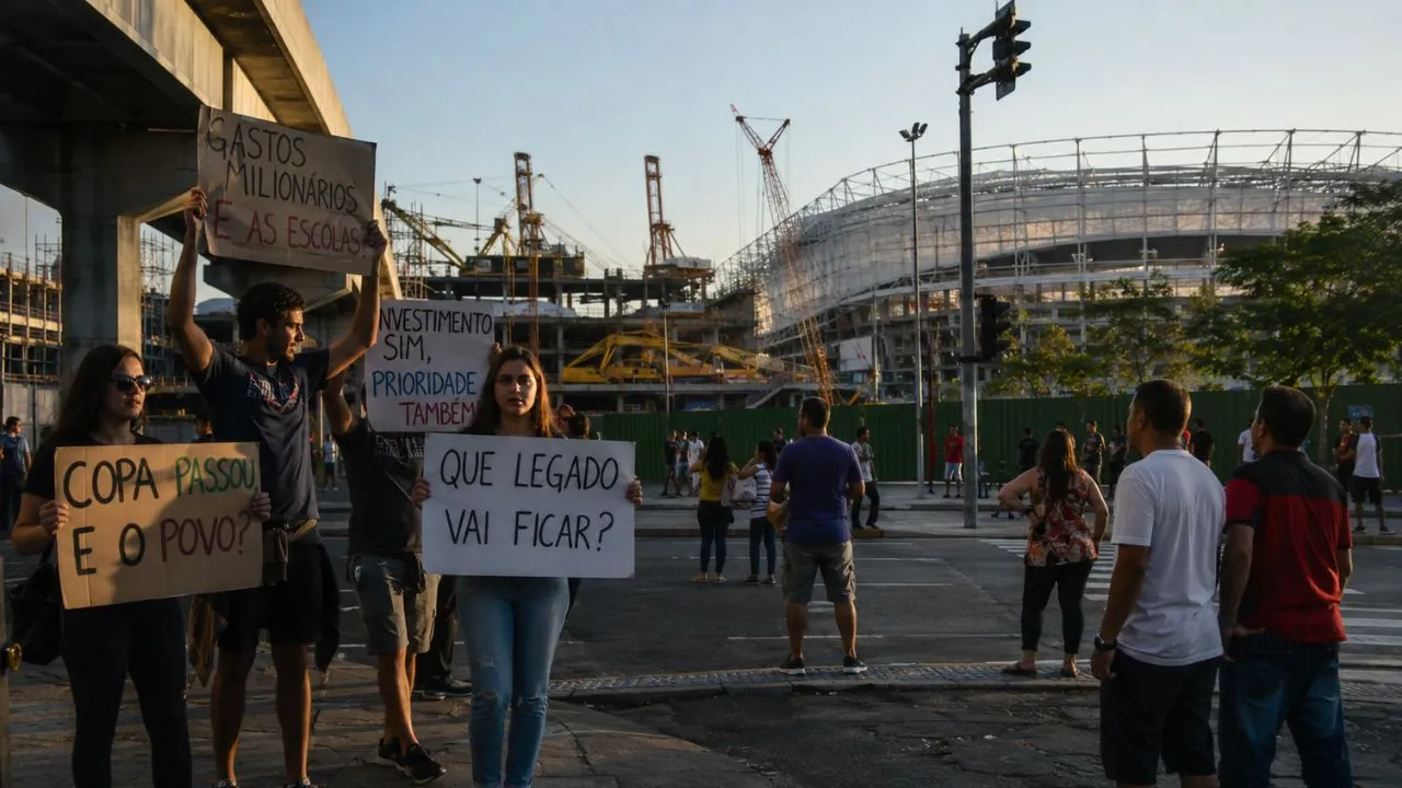 Brasil 2014: obras, protestos e um debate nacional
