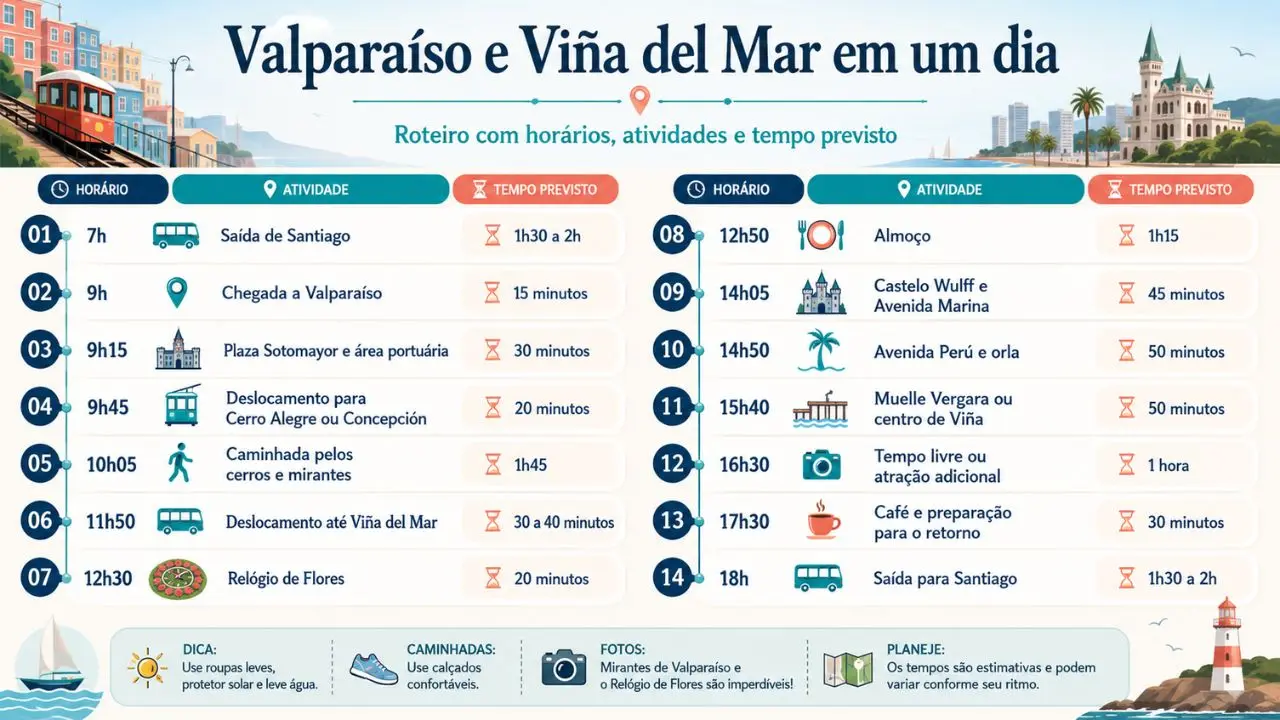 Valparaíso e Viña del Mar em um dia: dá tempo de conhecer as duas cidades?
