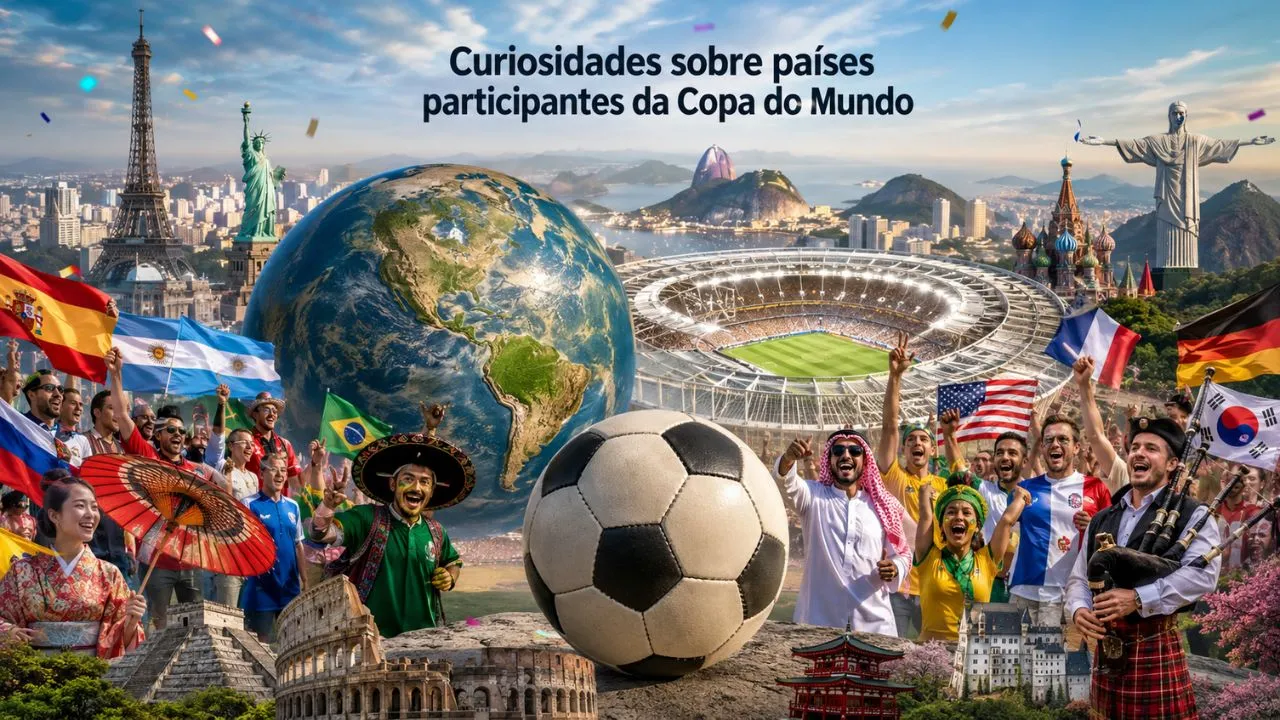 Curiosidades geográficas dos países participantes da Copa do Mundo