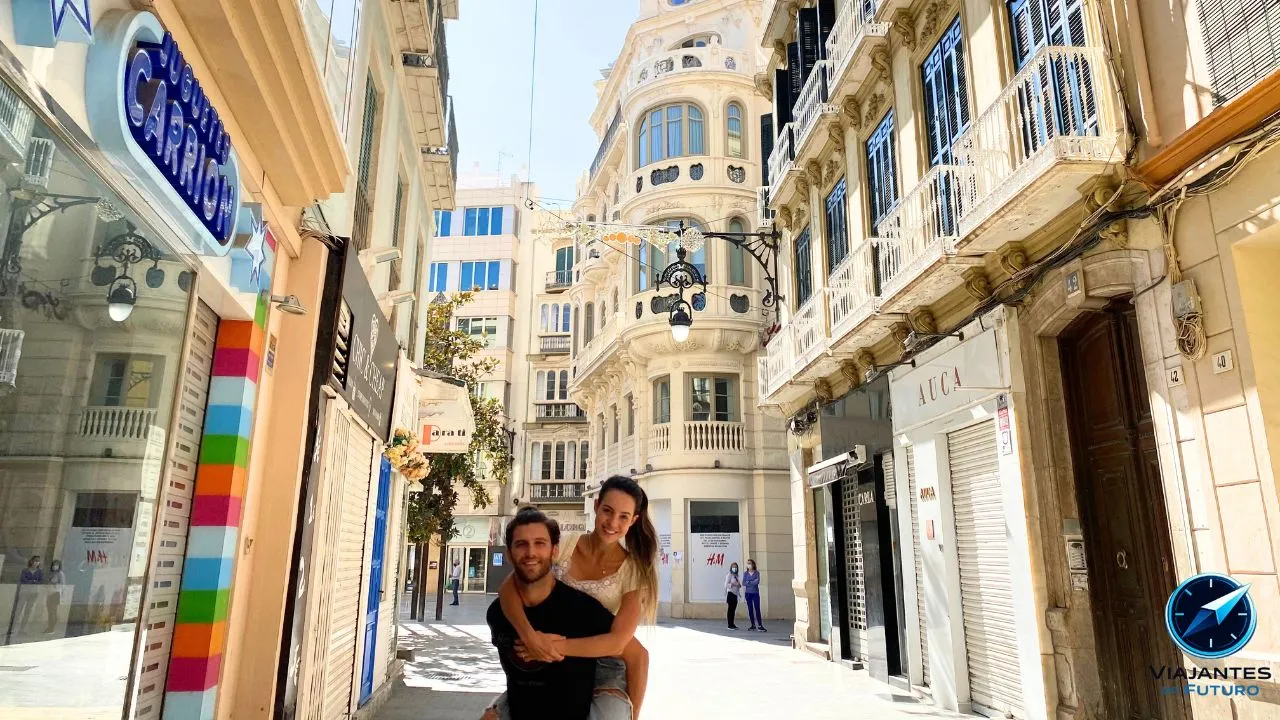 Em Málaga.